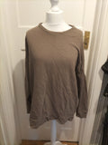 Ladies Tu Size XL Brown Long Sleeved Pullover Jumper