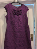 Per Una 14R Purple Sleeveless Dress Midi