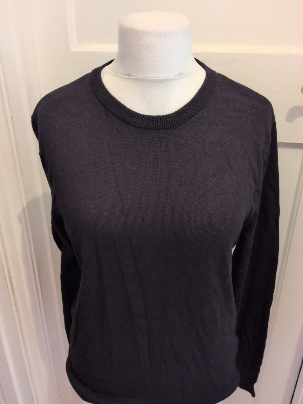 Tu M Black Long Sleeve Jumper Pullover