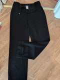 Next 12 Long Leg Black With White Patterning Trousers