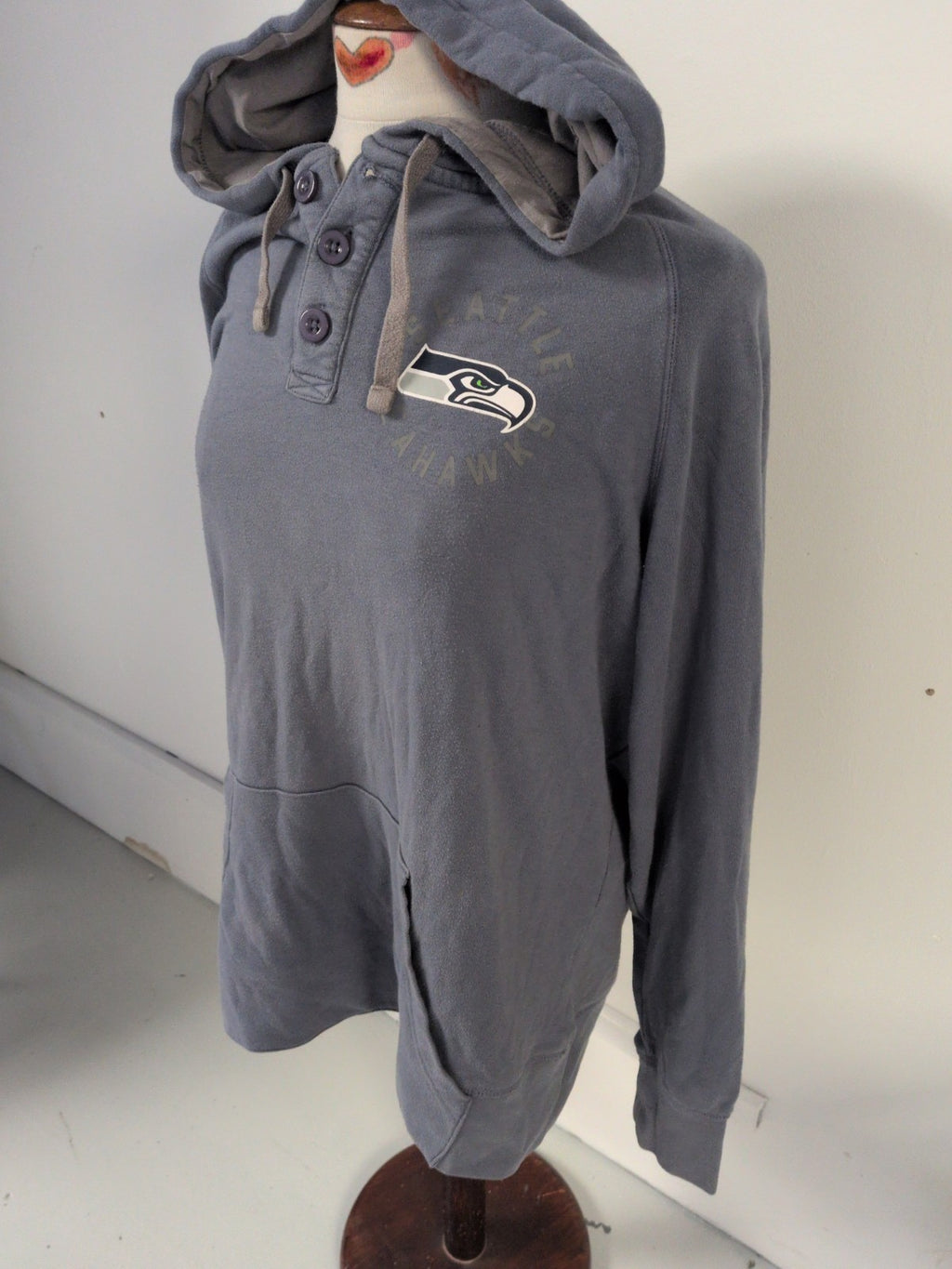 Nfl Team Apparel XL Blue Seahawks Hoodie