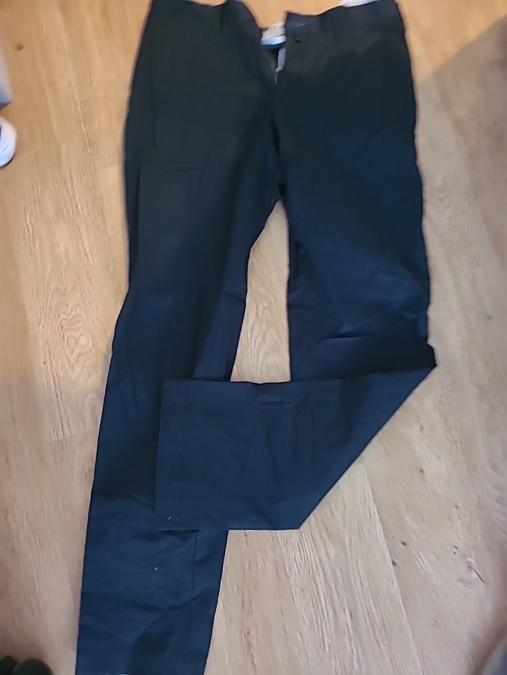 Mens Zara Eur 40 Black/ Navy Trousers