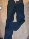 Mens Zara Eur 40 Black/ Navy Trousers