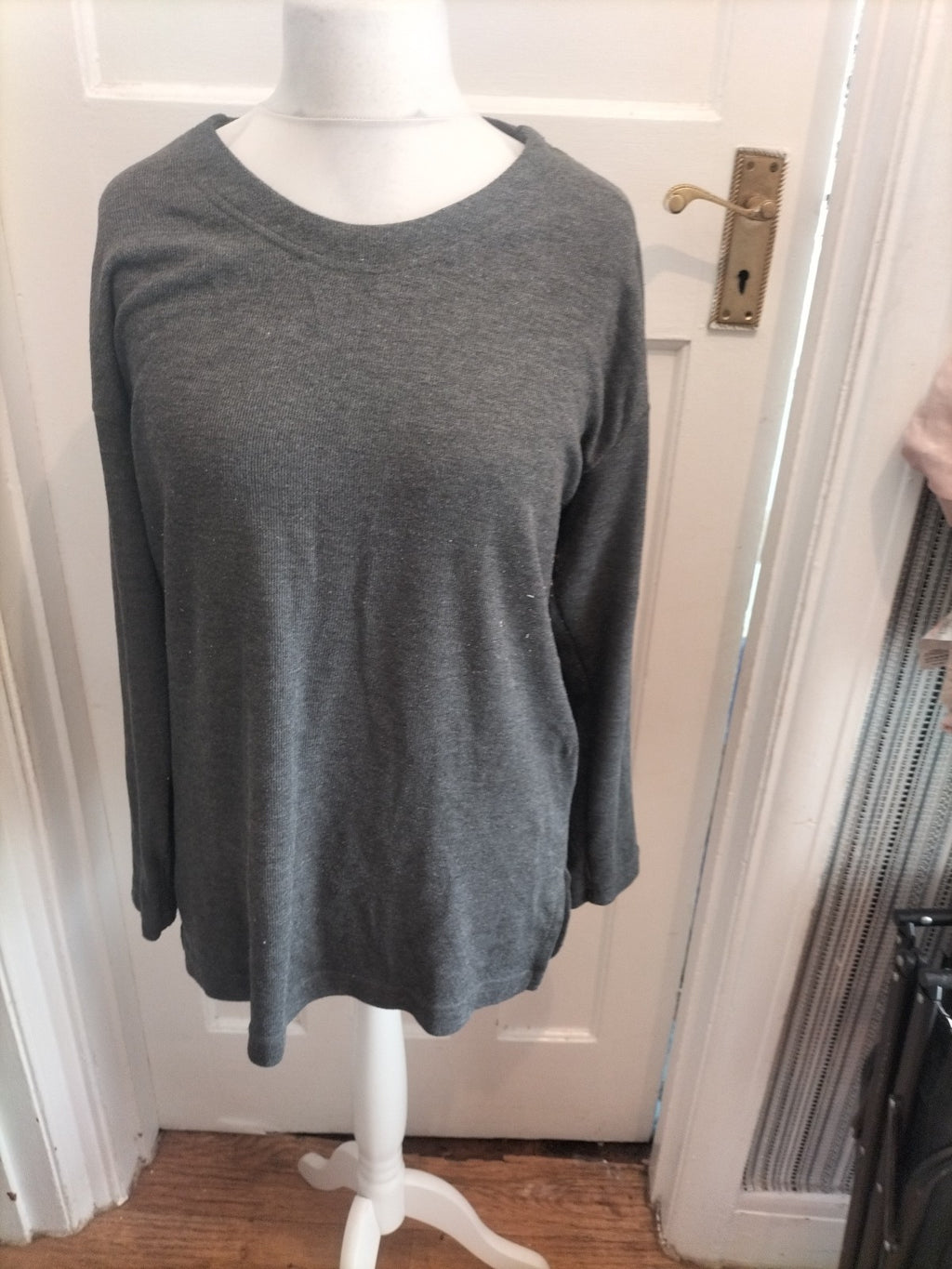 Fashion Extra 20/22 Grey Long Sleeve Jumper