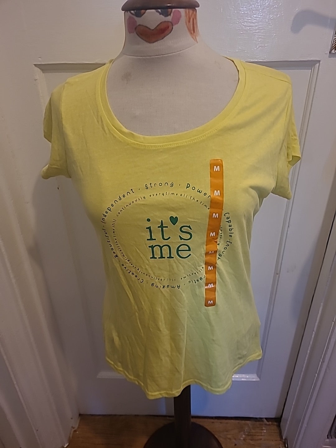 Ladies Brand New T.shirt Size Med Lime