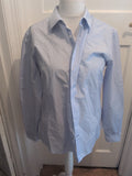 Burton 16.5-17 Slim Fit Pale Blue Long Sleeve Shirt