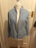 Ladies Tu Size 16 Sky Blue Zipped Jacket