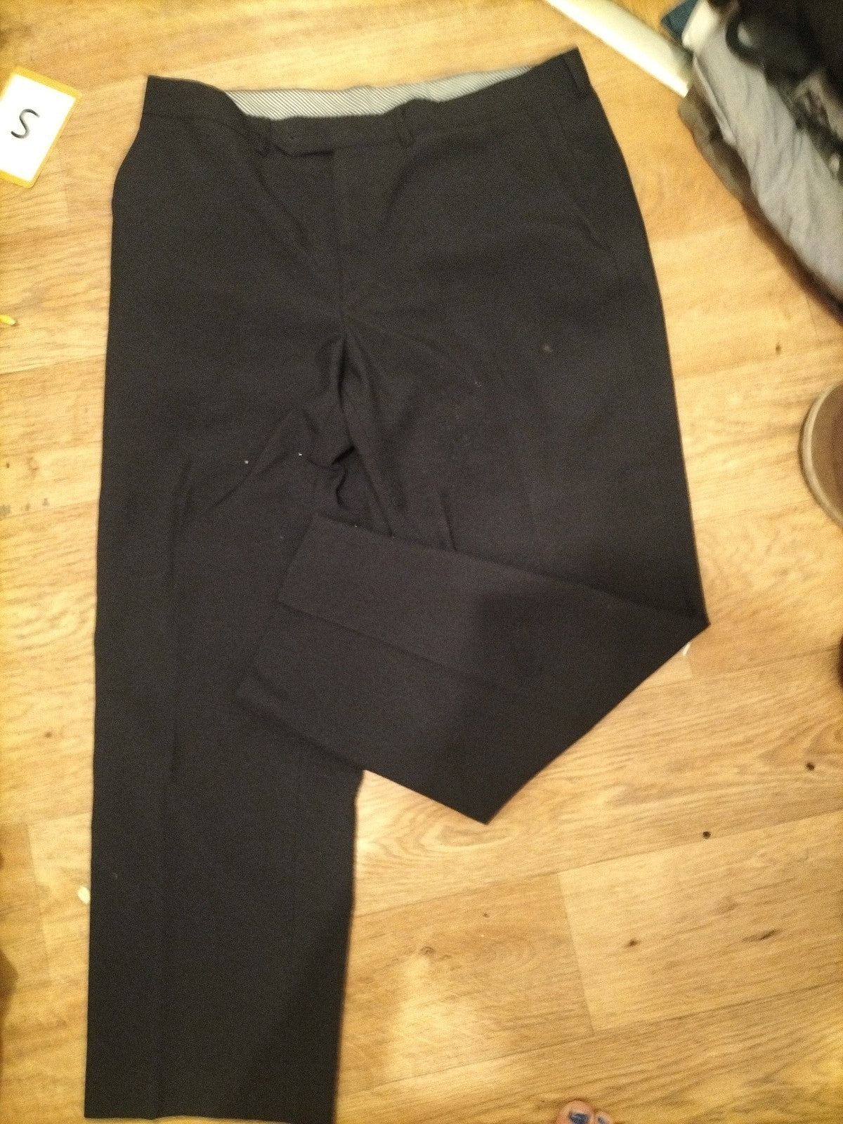 Mens Kingston Size 36/29 Navy Smart Trousers