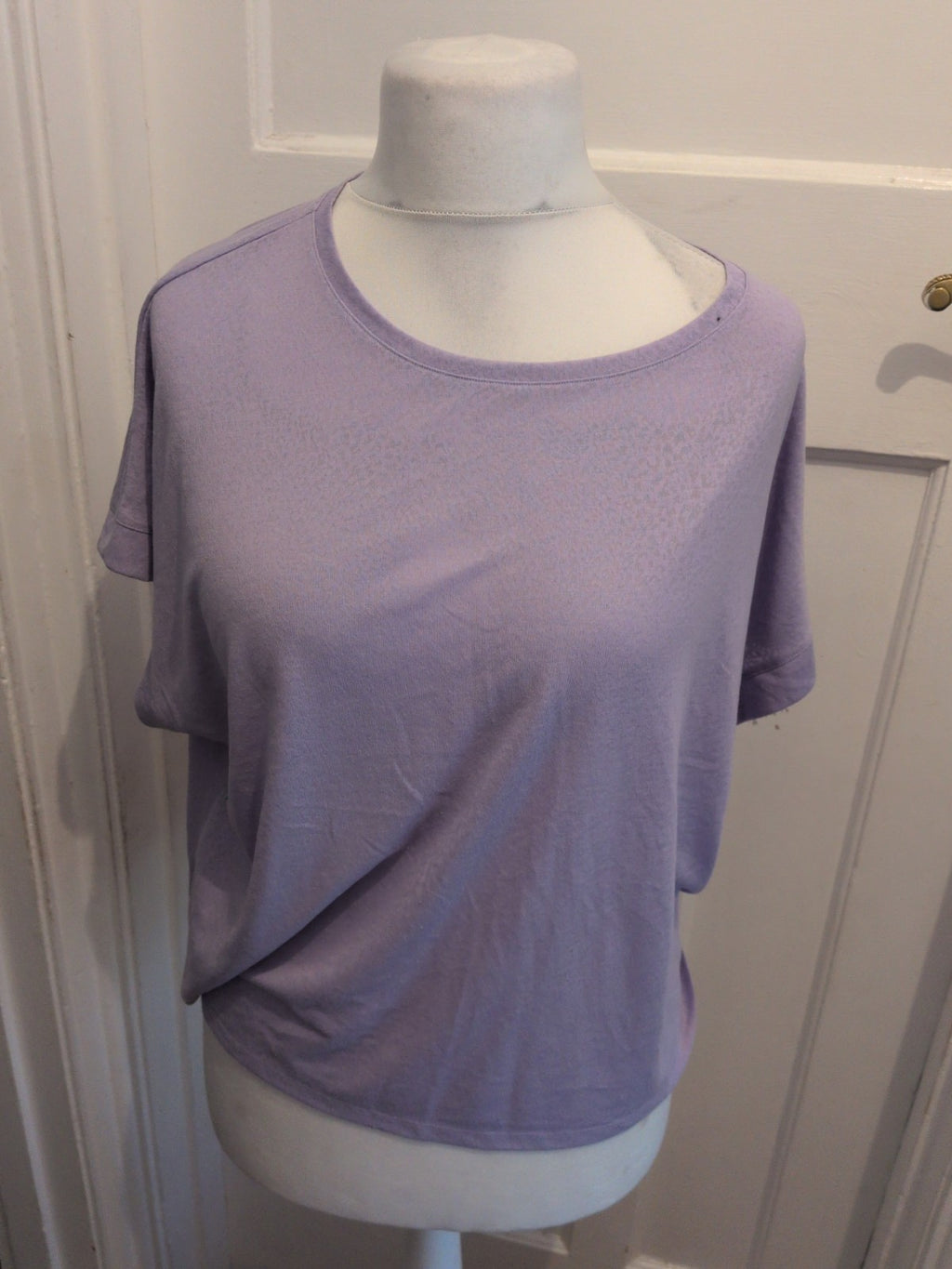 Good move 16 Pale Purple Pattern Short Sleeve T-shirt
