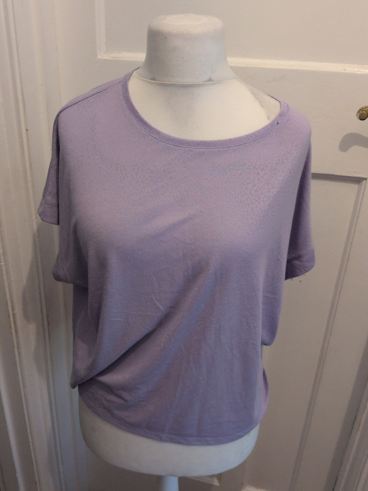 Good move 16 Pale Purple Pattern Short Sleeve T-shirt