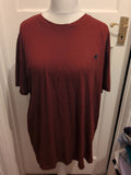 Peacocks 2XL Burgundy Reg Fit Short Sleeve T-shirt
