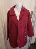 Ladies Dorothy Perkins Size 10 Purple Pure New Wool Lined Jacket