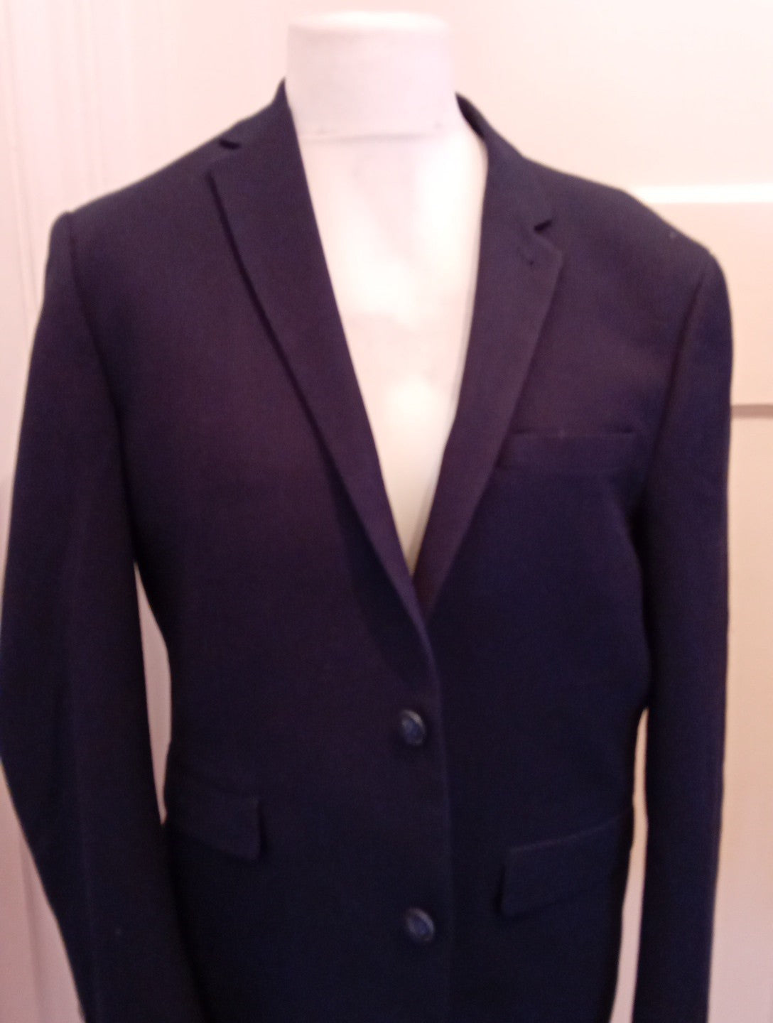 Mens Primark Size 42s  Navy Slim Fit Blazer
