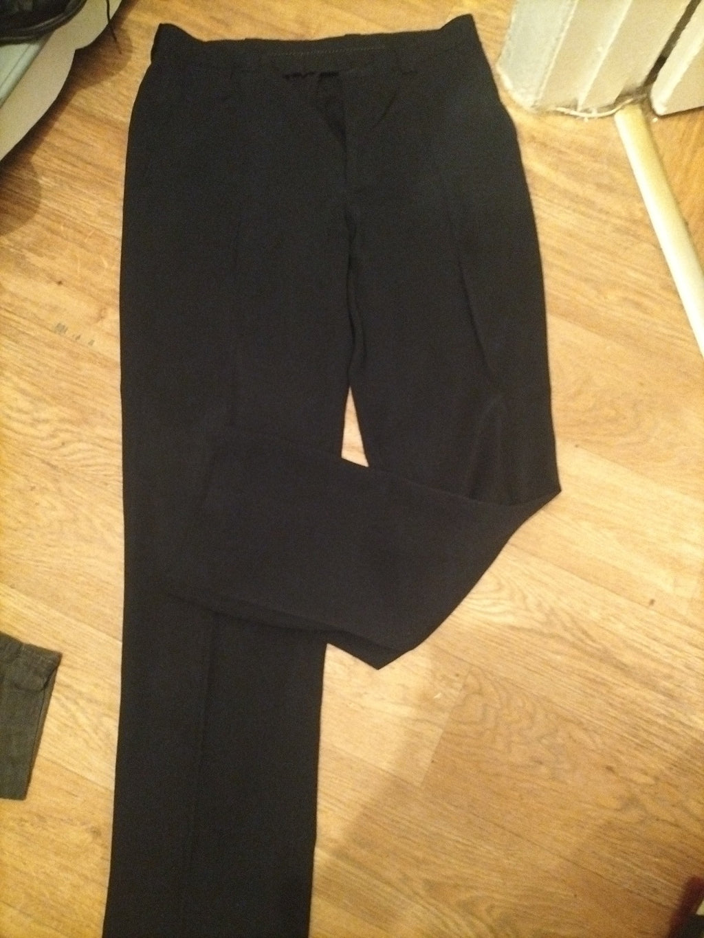 Mwns Pegasus Size 42 Black Trousers Formal