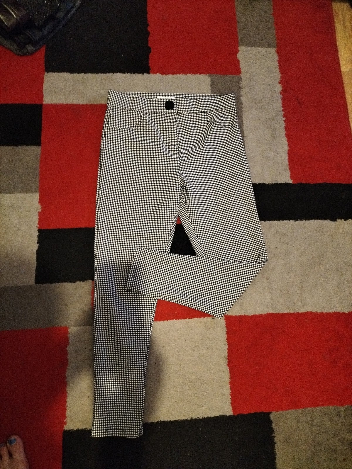 Ladies Lefties Size XL Check Trousers