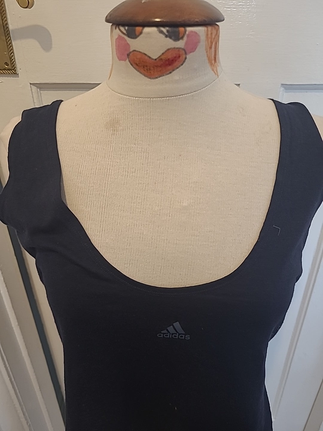 Adidas Small Navy Sleeveless Top
