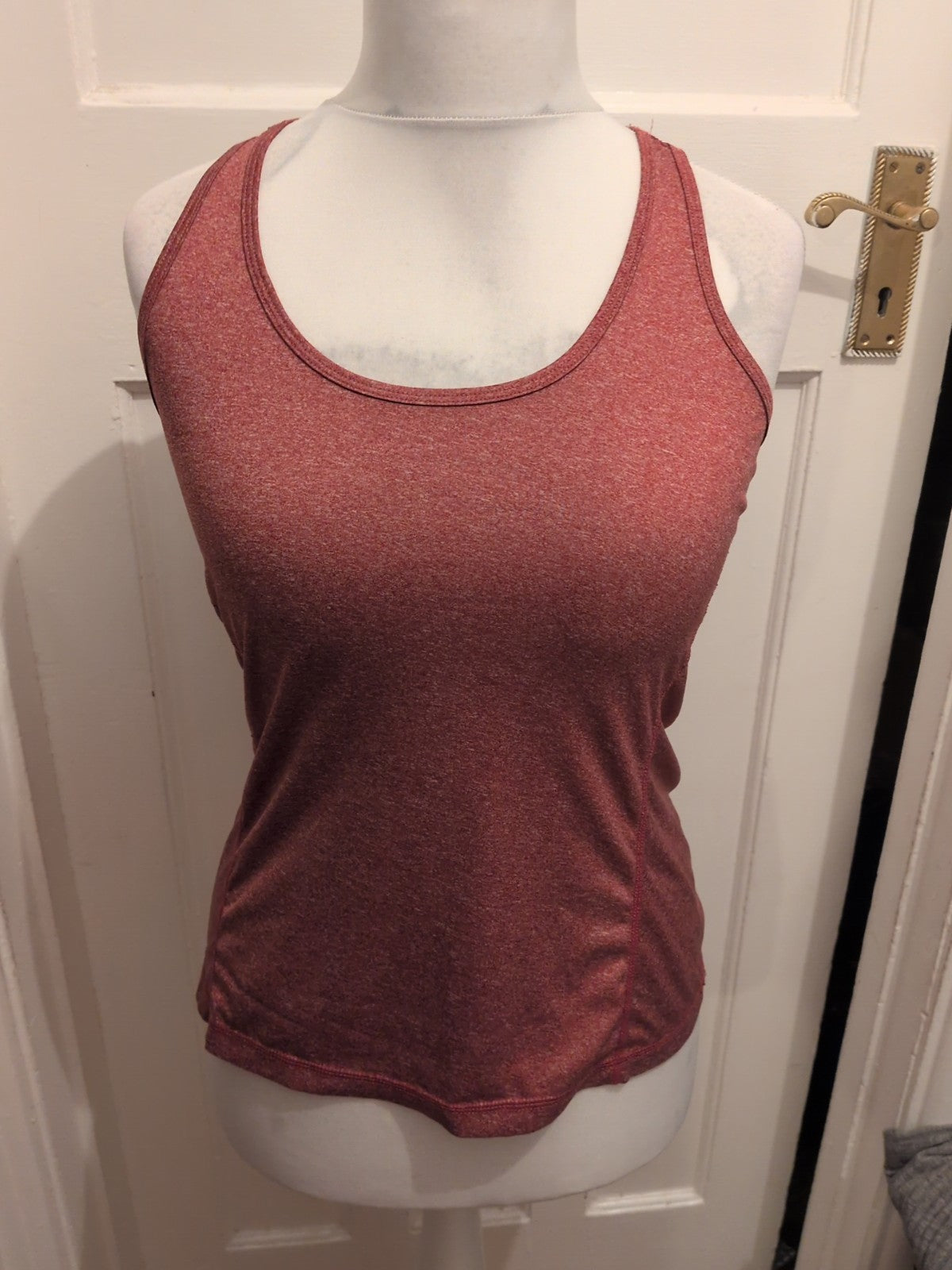 Izyzone Medium Red Fleck Racer Style Vest Top