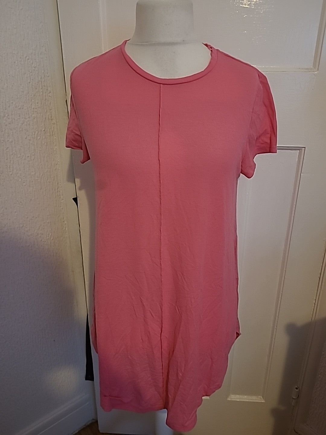 Primark Size 12-14 Pink Short Sleeved Dress