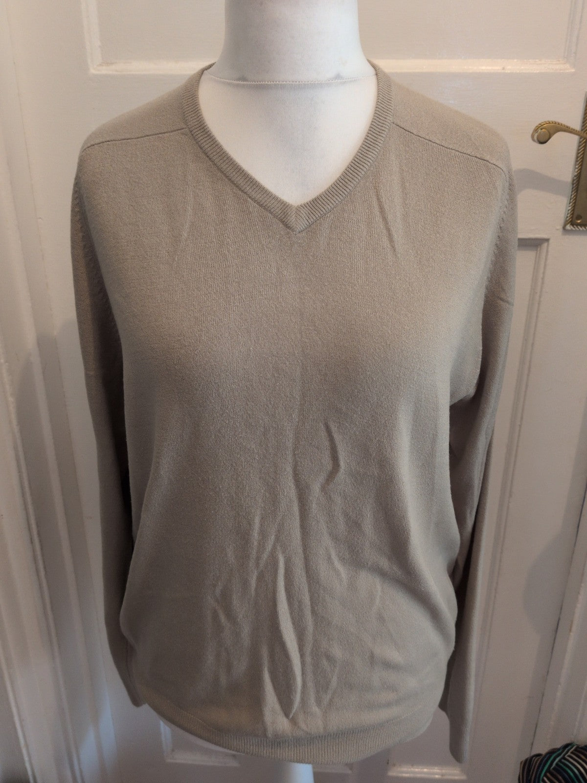 Marks And Spencer Medium Putty Long Sleeve Jumper