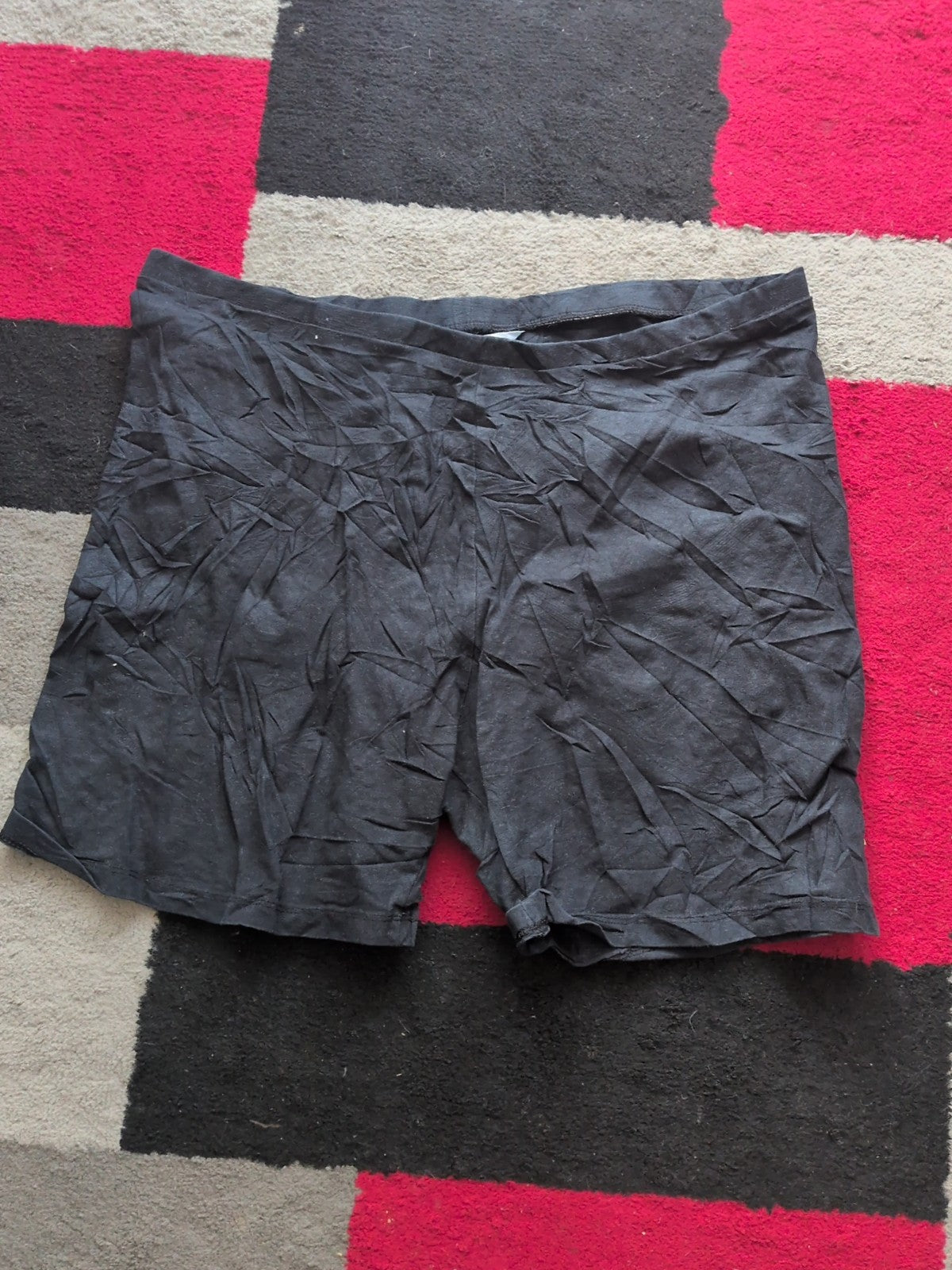 Primark 18/20 Black Stretch Biker Shorts