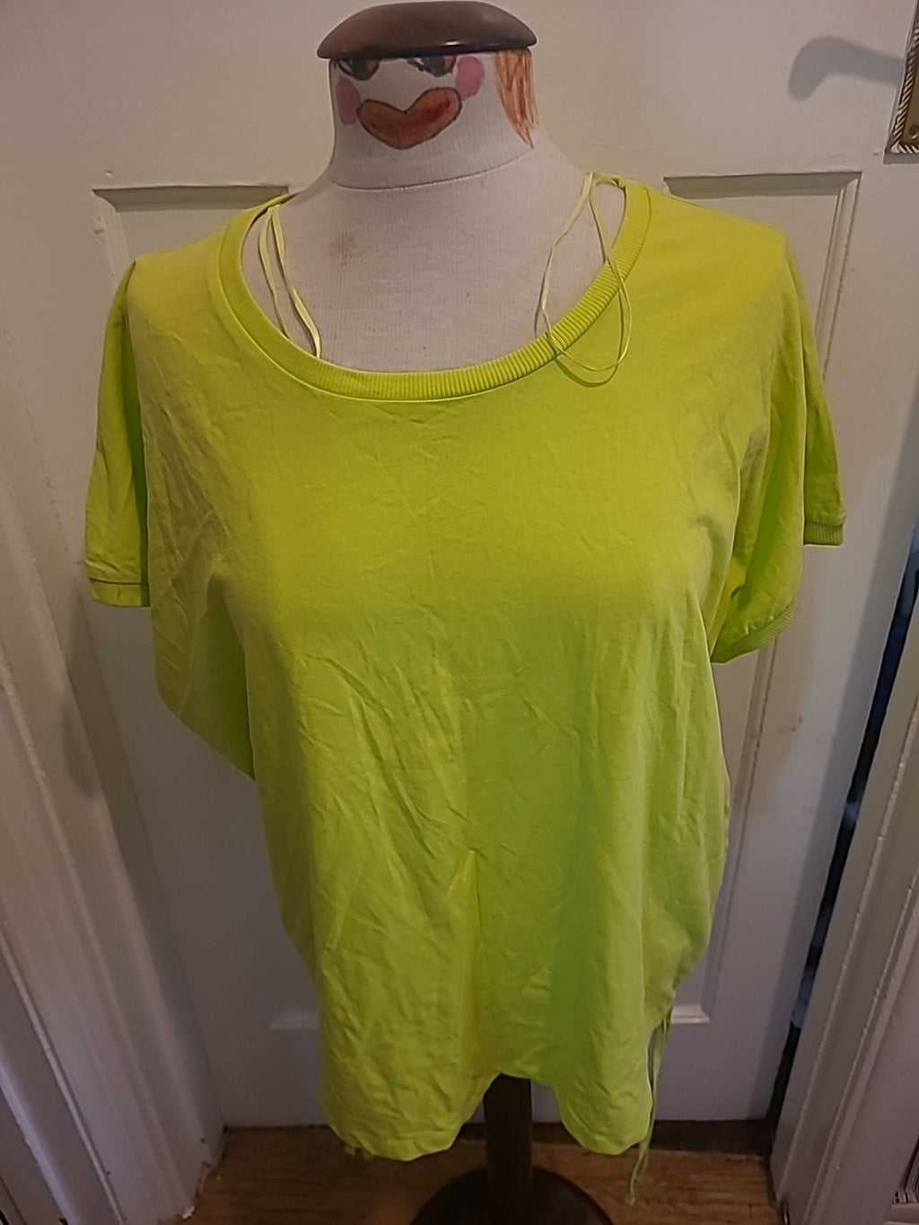 Ladies Select Size XL Bright Lime Short Sleeved Tshirt