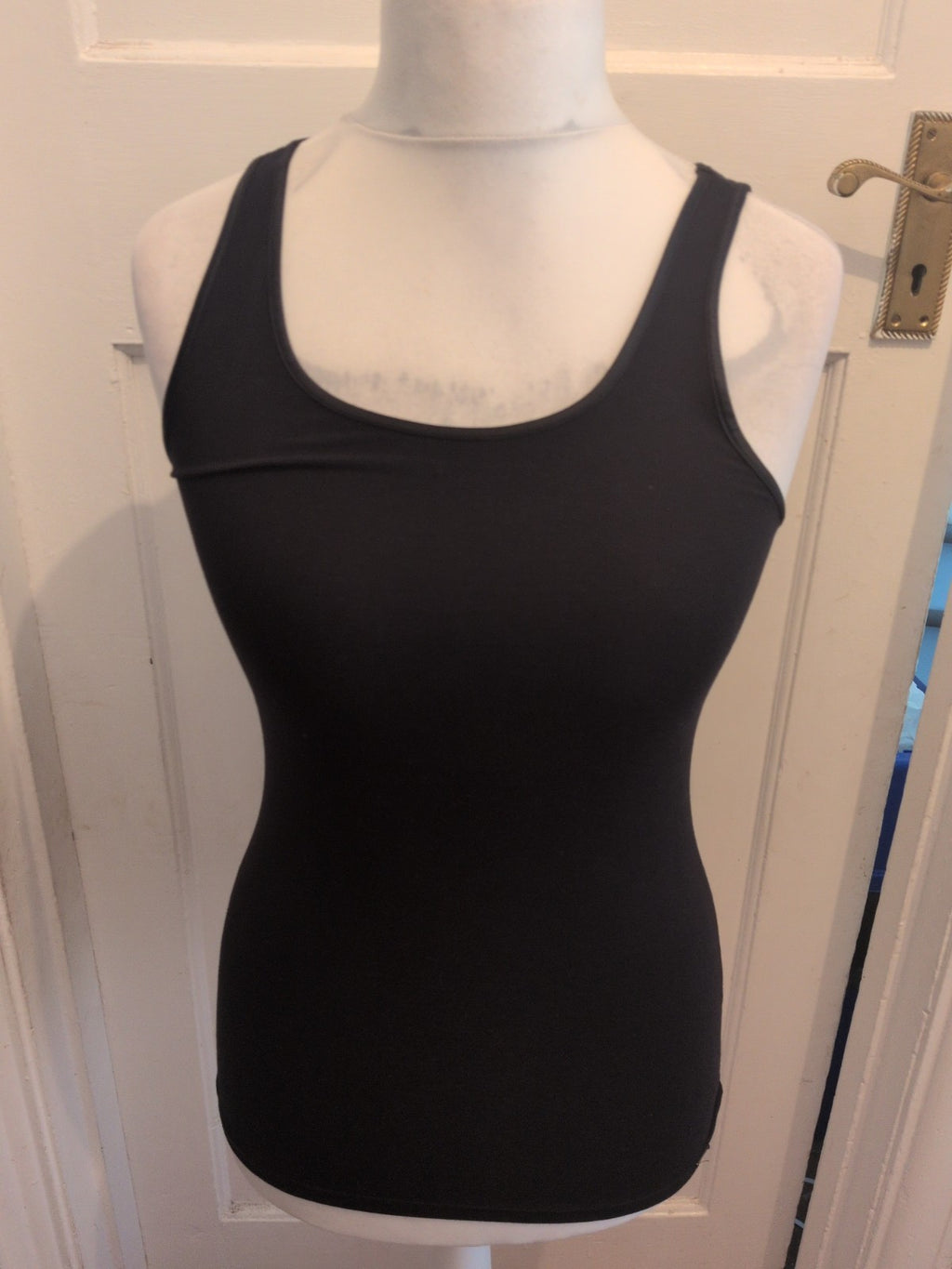 Ladies Black Sleeveless Top AUTOGRAPH Size 8