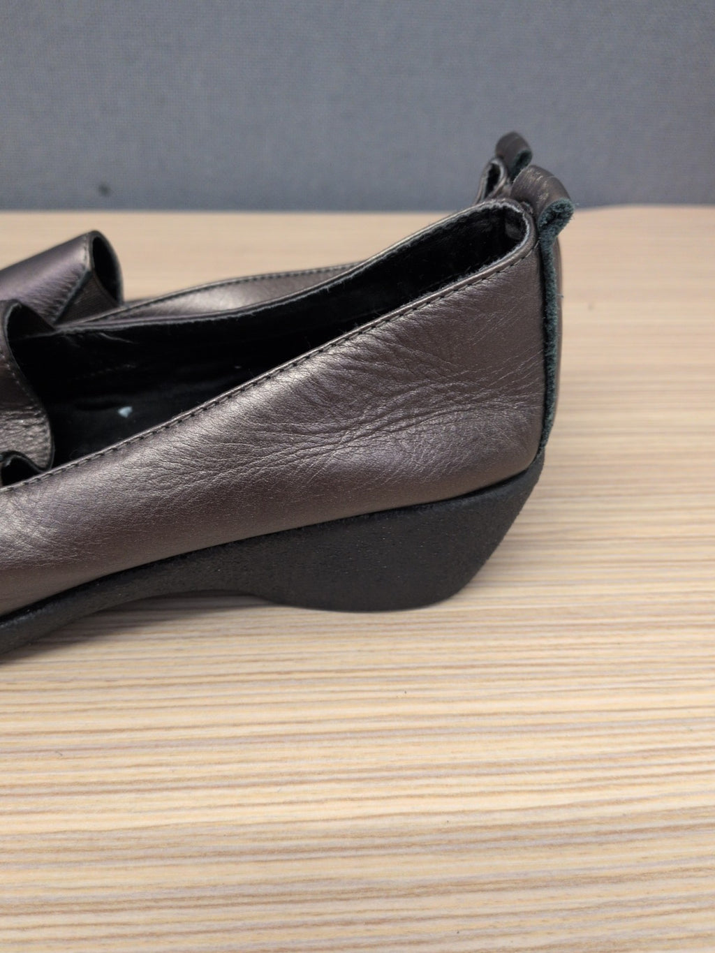 TLC UK 4 Wider Fit Bronze Leather Casual Shoe