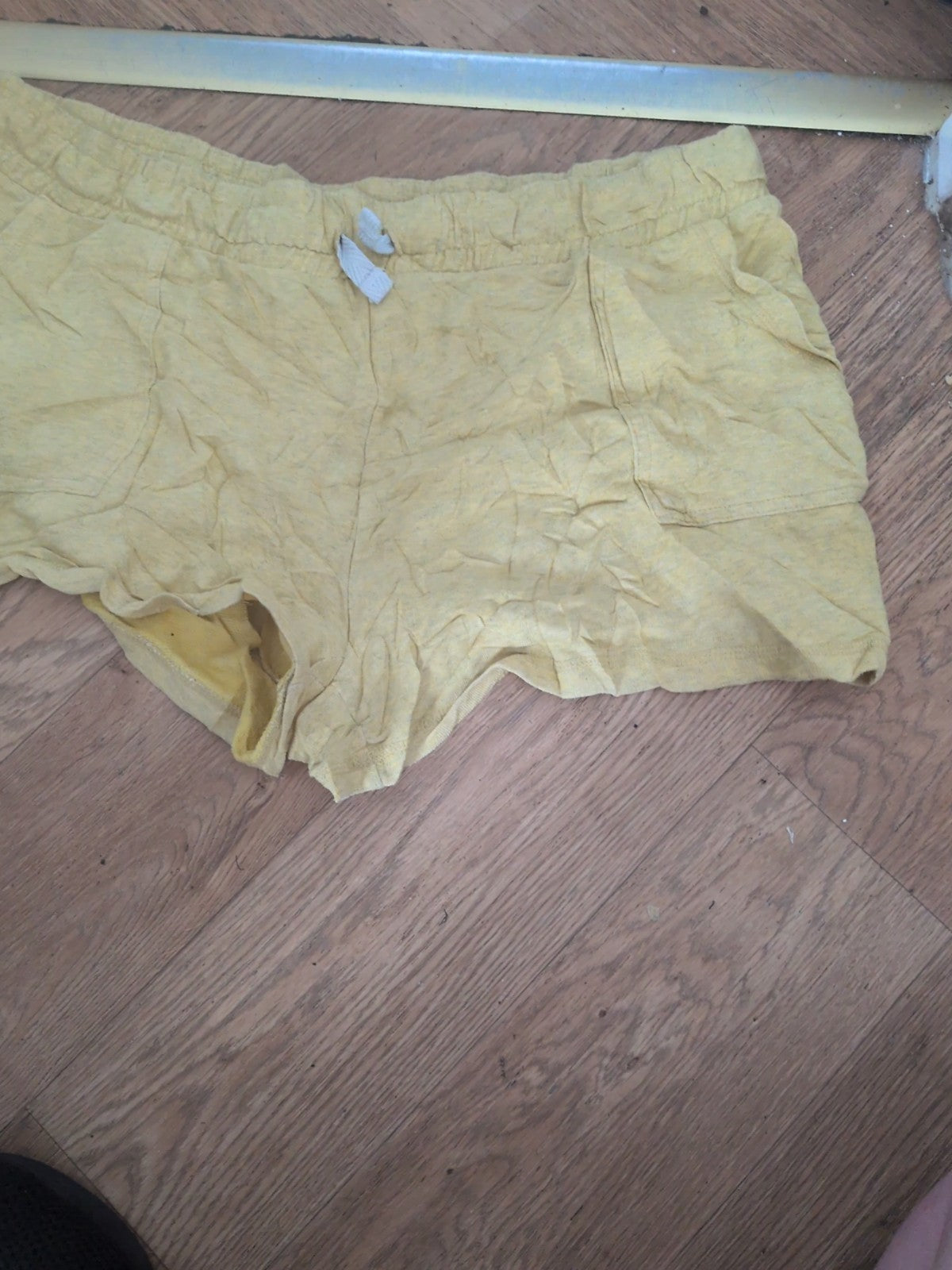 Next 20 Yellow Elasticated Sweat Shorts