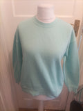 Ladies Primark Size 10-12 Aqua Long Sleeved Pullover Jumper Round Neck