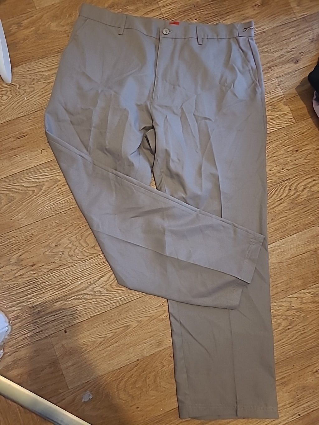 Mens Slazenger Size 36x31 Brown/Beige Trousers