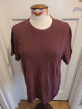 Mens Primark Size Large Purple Short Sleeved Plain Tshirt