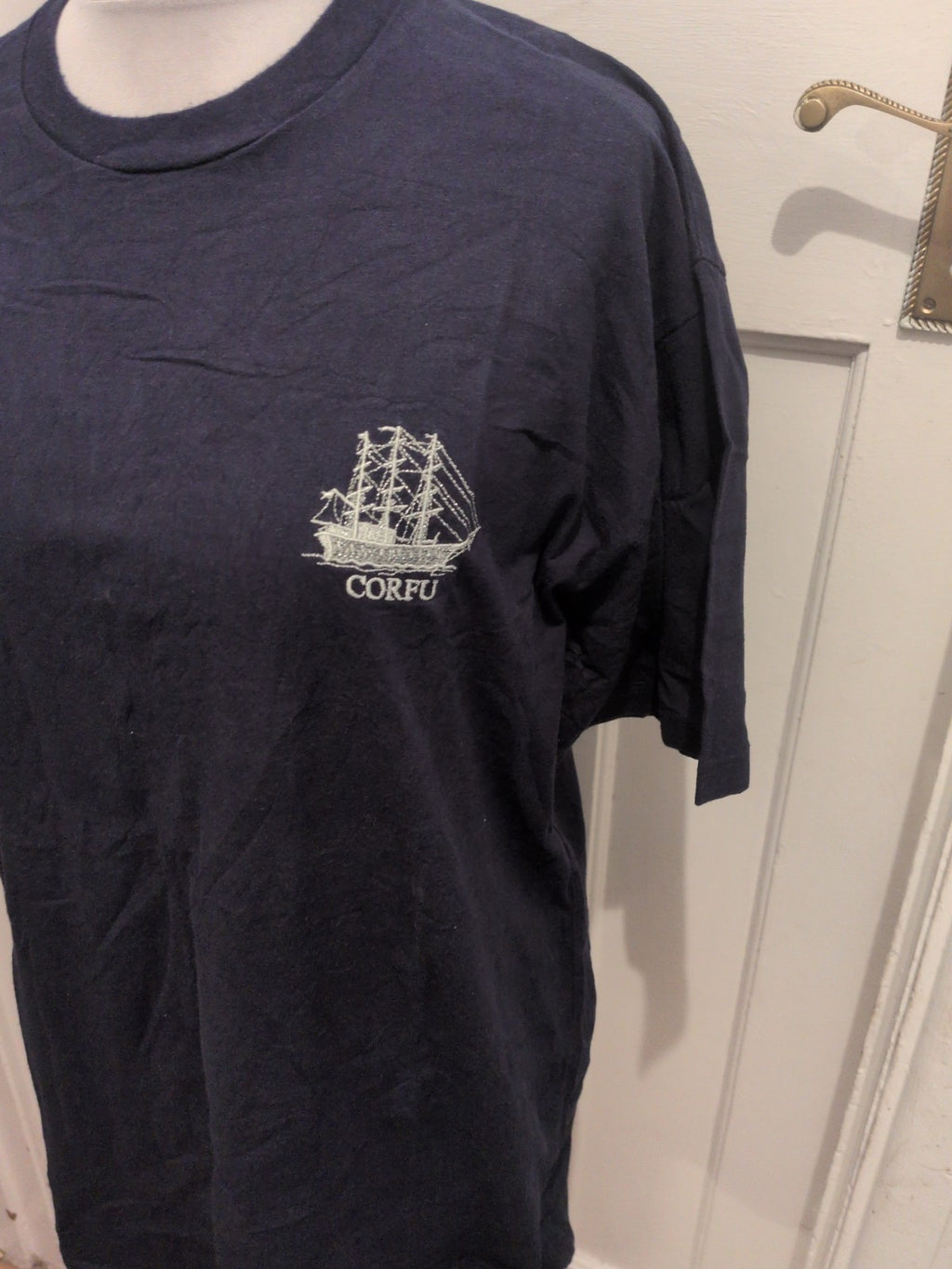 2XL Navy Short Sleeve Corfu T-shirt