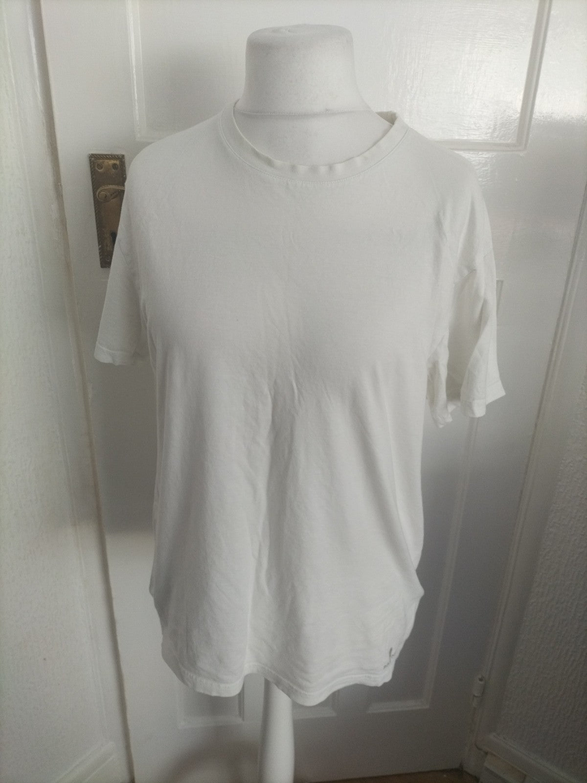 Mens Domyos Size XL White Short Sleeved Tshirt