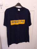 Mens T.shirt Size Large 'Rosies Pig'