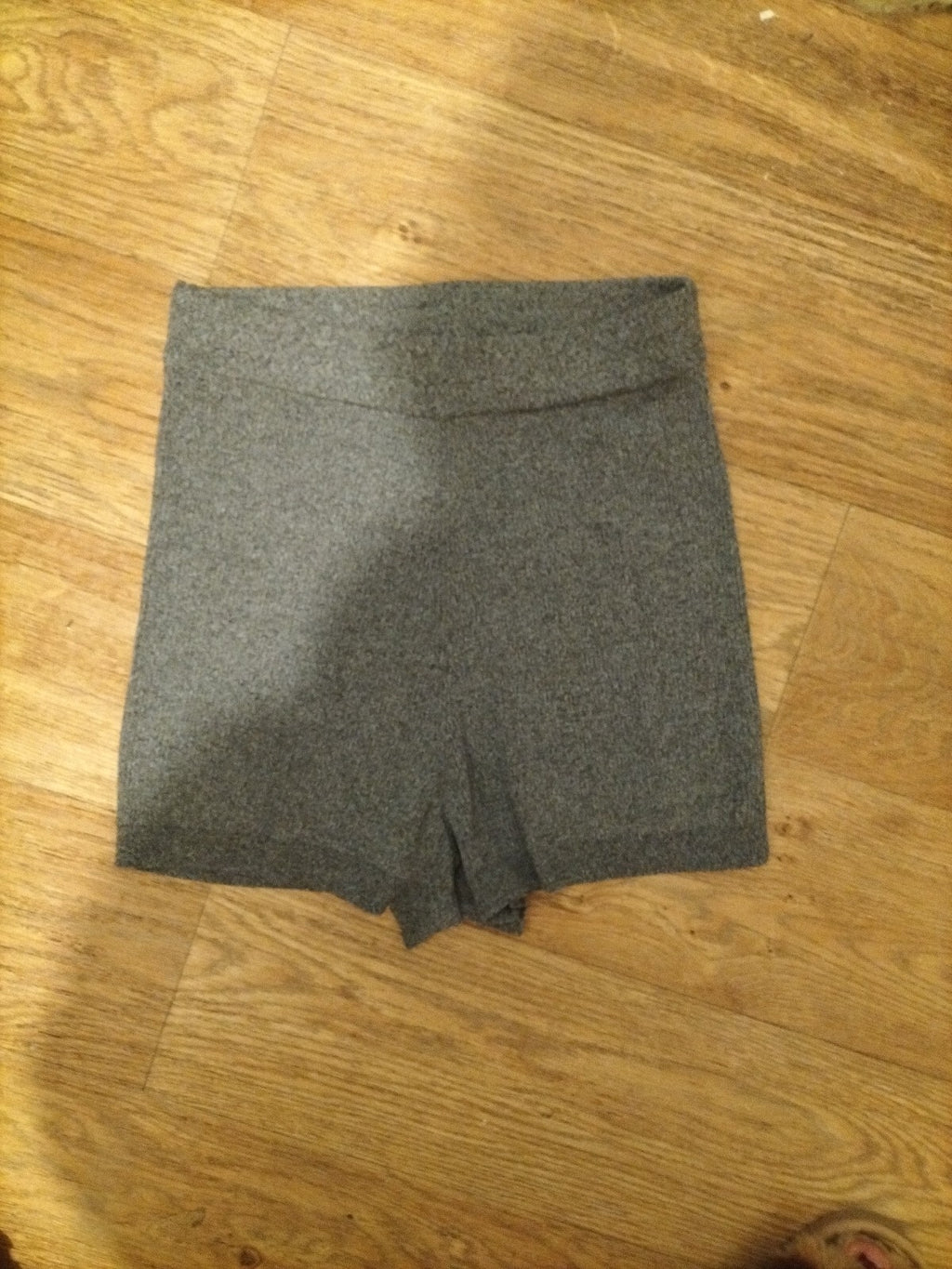 Ladies Oh Polly Small Grey Elasticated Shorts