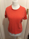 Ladies EWM Size 16 Coral Short Sleeved Tshirt