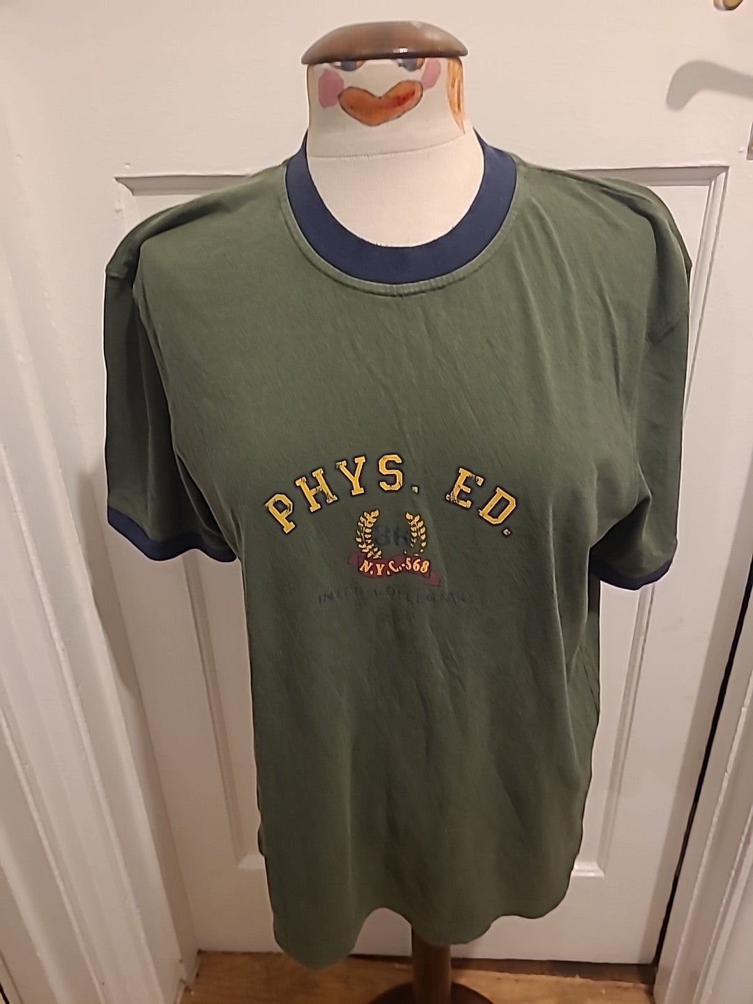 Boys Marks And Spencer 13-14 Years Green Print Tshirt