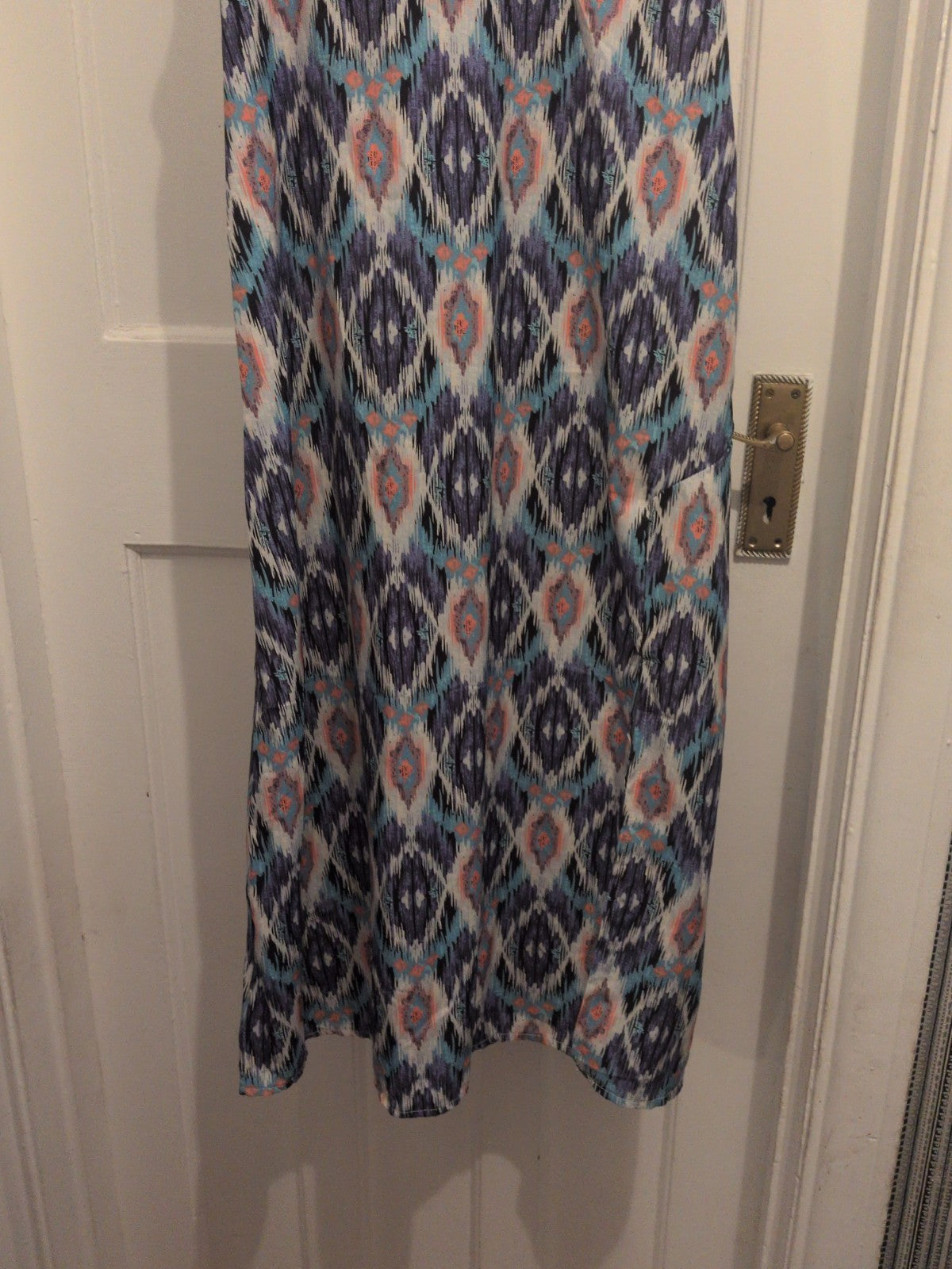 Menglu Fashion M/L Multicoloured Streaky Sleeveless Dress