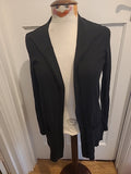Ladies F&F Size 8 Black Long Sleeved Cardigan