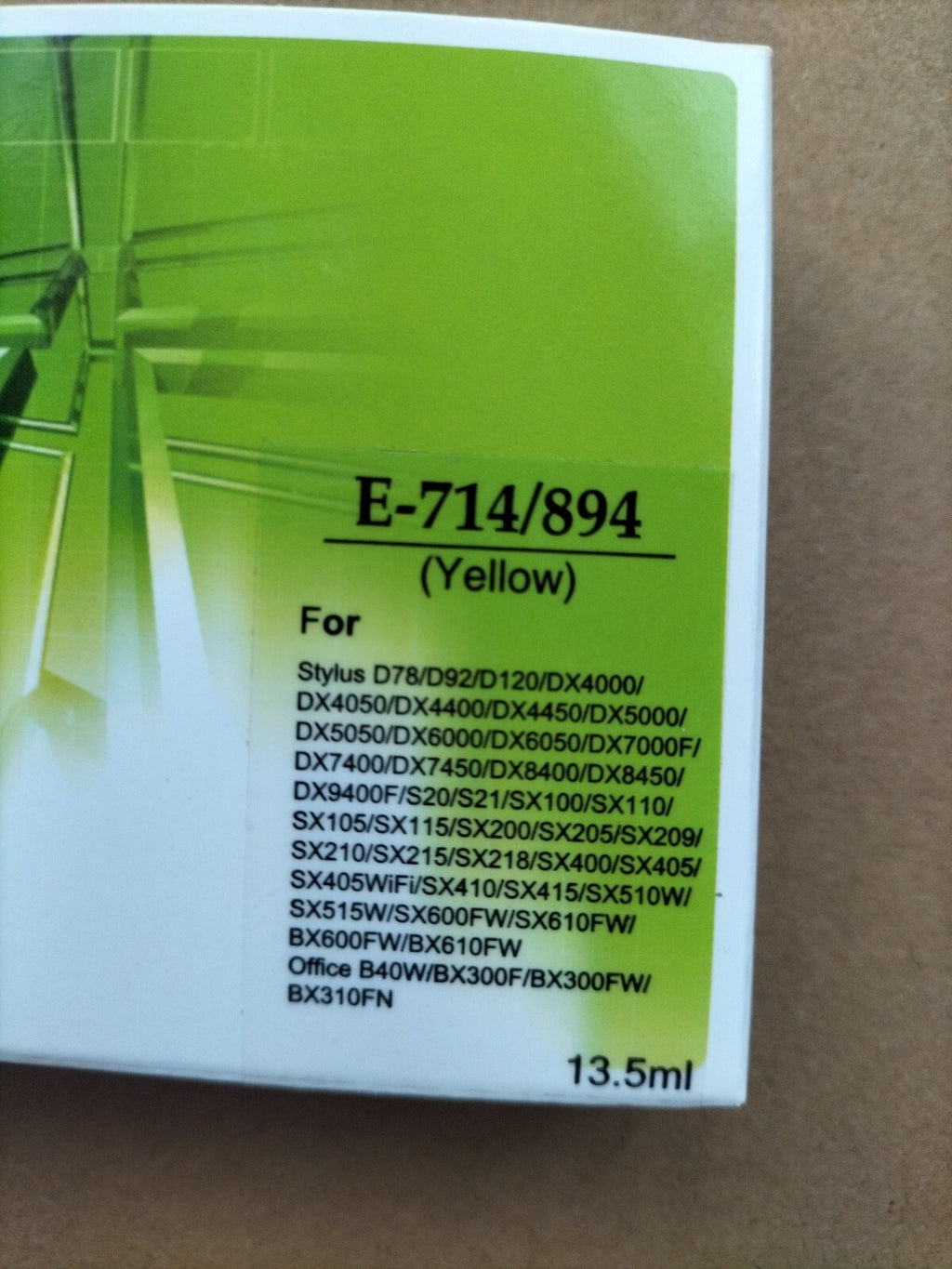 Yellow Ink Cartridge Compatible with Epson BX3450 CX4300 D120 SX210 SX215 SX415