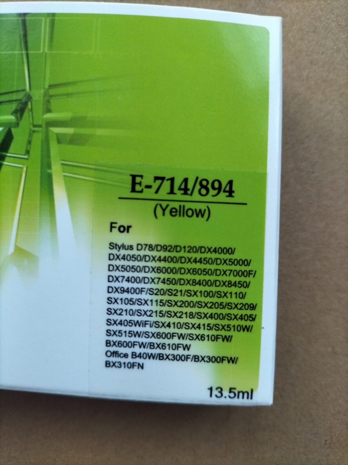 Yellow Ink Cartridge Compatible with Epson BX3450 CX4300 D120 SX210 SX215 SX415