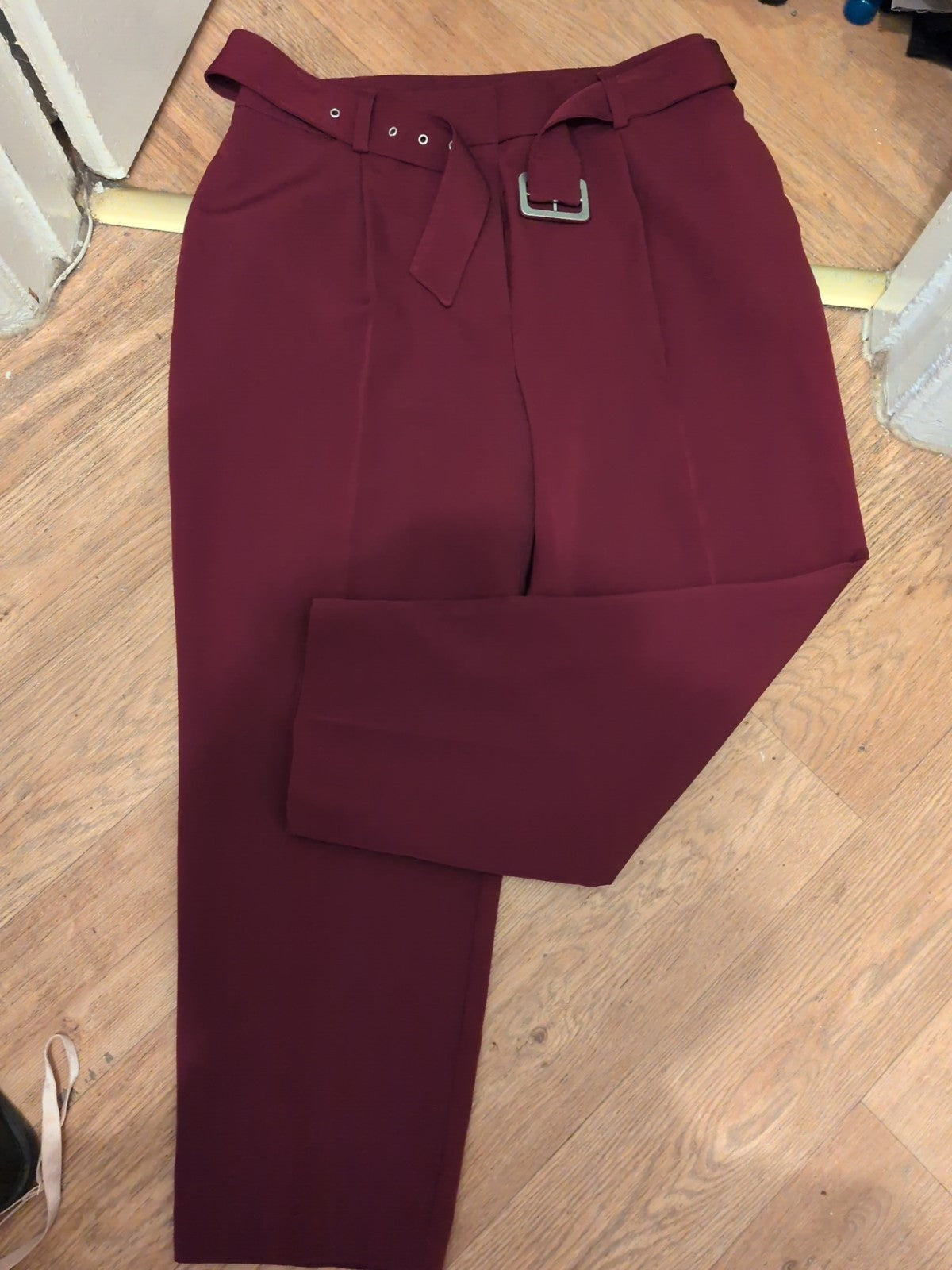 George 18 Purple Straight Leg Trousers