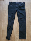Mens Firetrap Size 32/30 Black Skinny Jeans