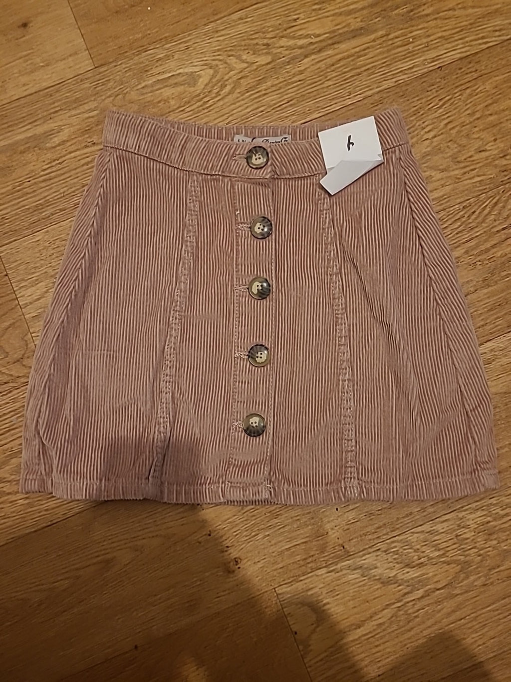Brand New Ladies Denim&Co Size 6 Light Pink Short Skirt