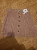 Brand New Ladies Denim&Co Size 6 Light Pink Short Skirt