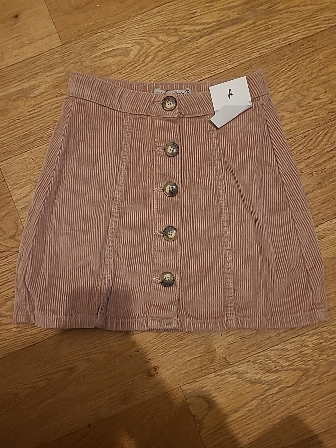 Brand New Ladies Denim&Co Size 6 Light Pink Short Skirt