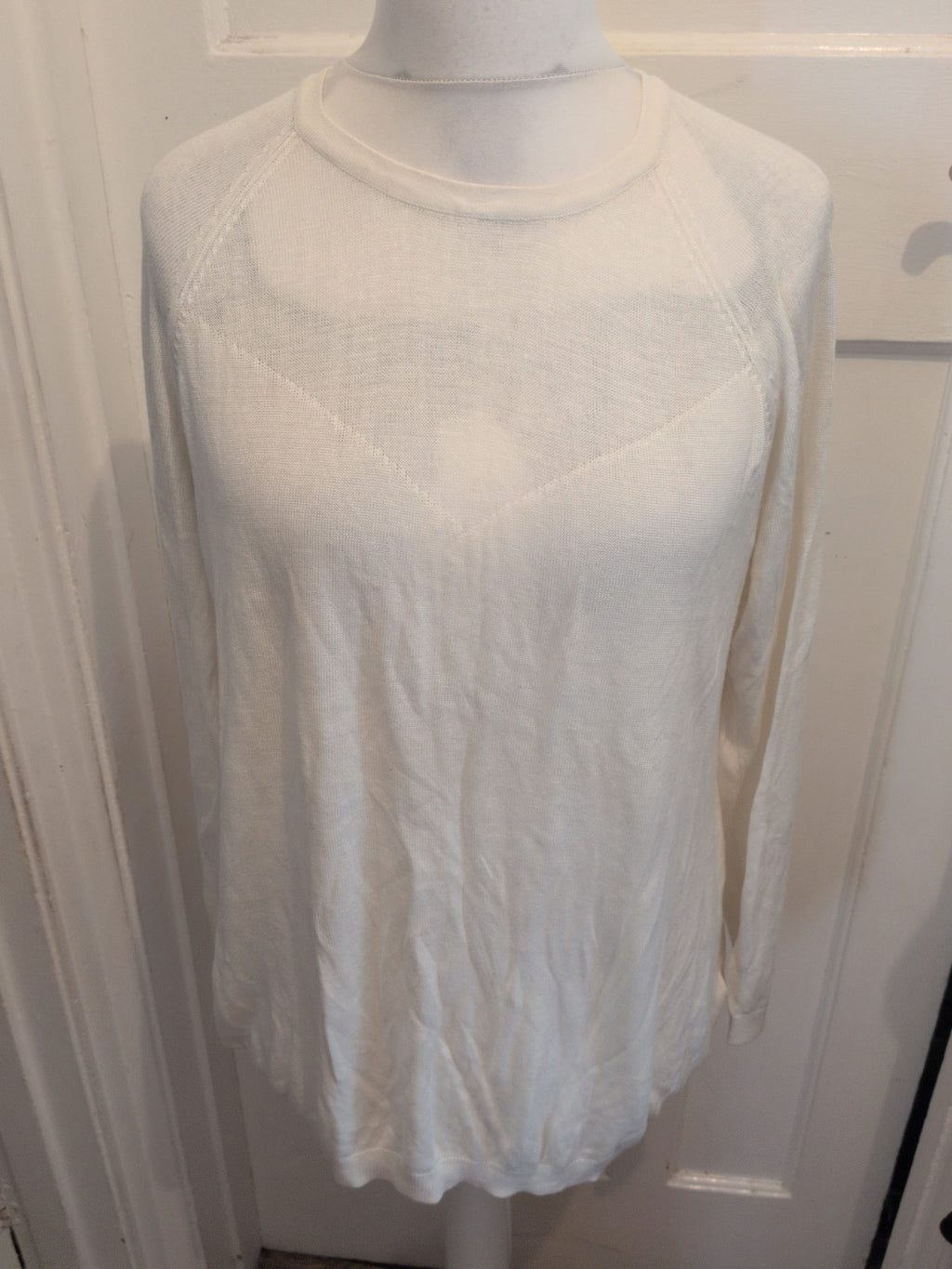 Definitions 20 Winter White Long Sleeve Pullover Jumper