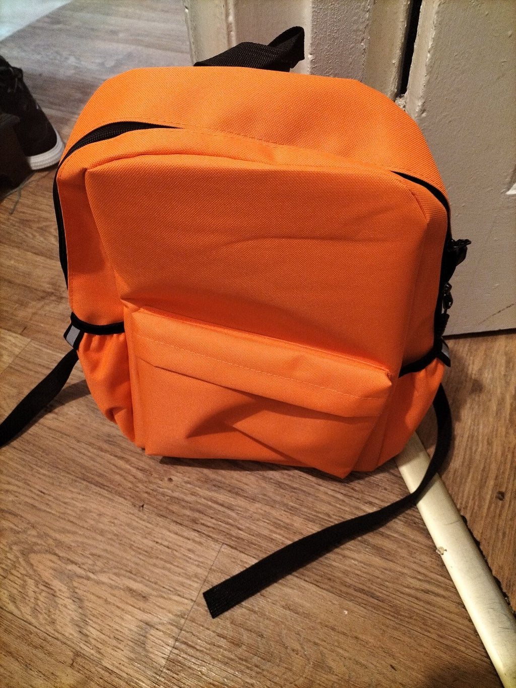 Brand New Sealed Waterproof Bright Orange Rucksack Leisure School
