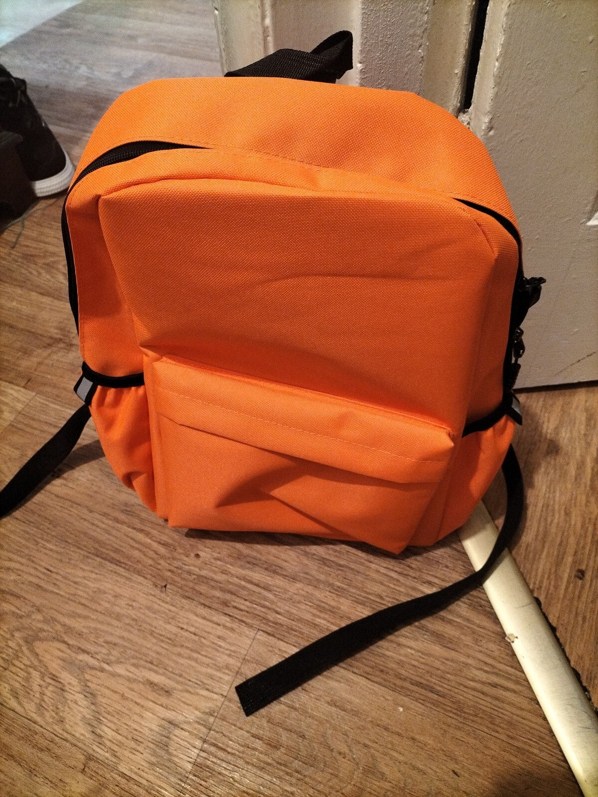 Brand New Sealed Waterproof Bright Orange Rucksack Leisure School