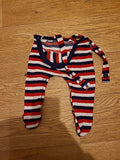Boys Mothercare 60-70cm Striped Dungaree